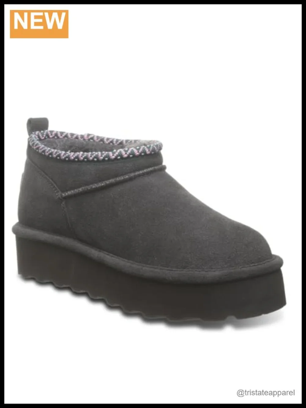 Women's Suede Ankle Boots Water Repellent Winter Pull-On Mid-Calf
